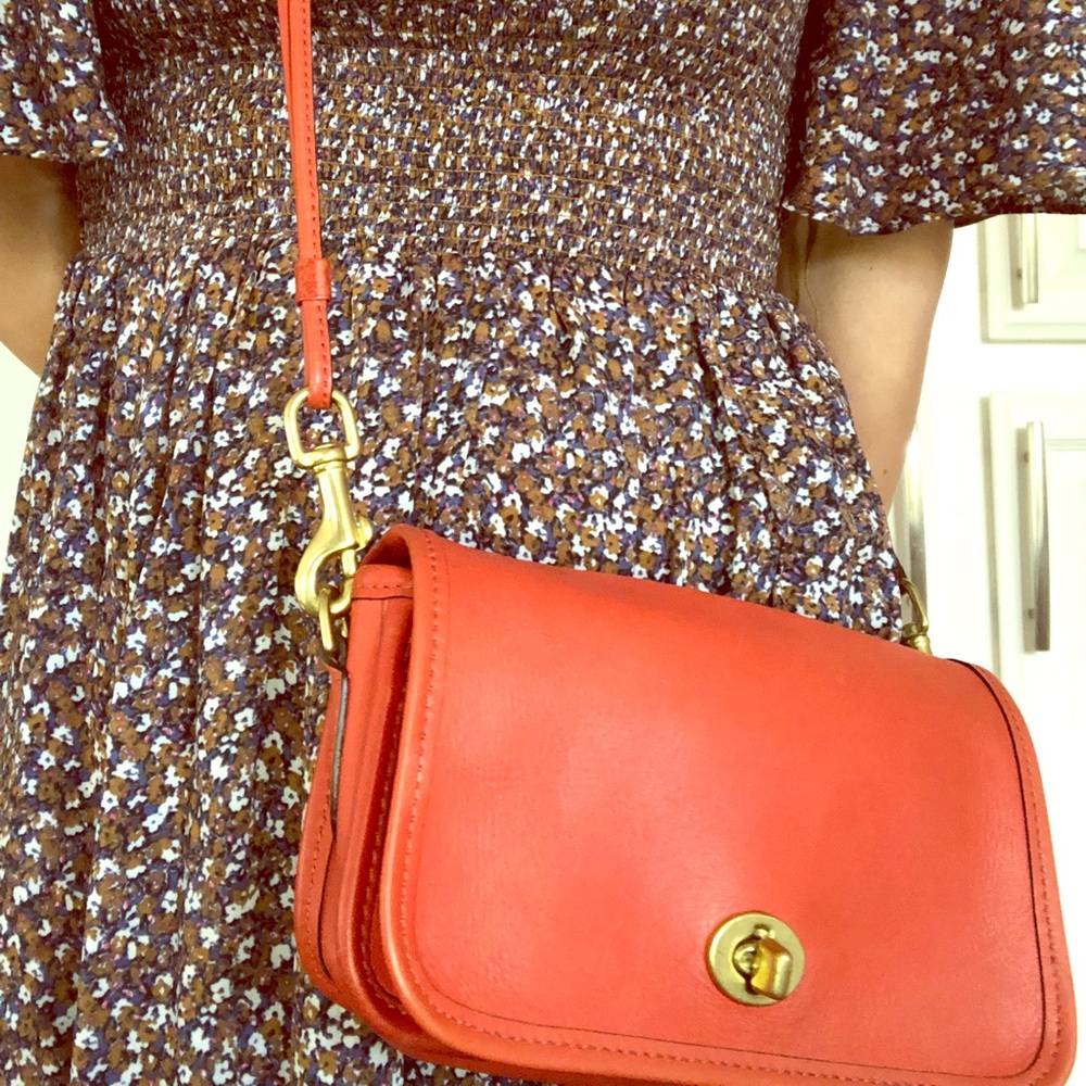 Coach Penny bare leather cross body bag